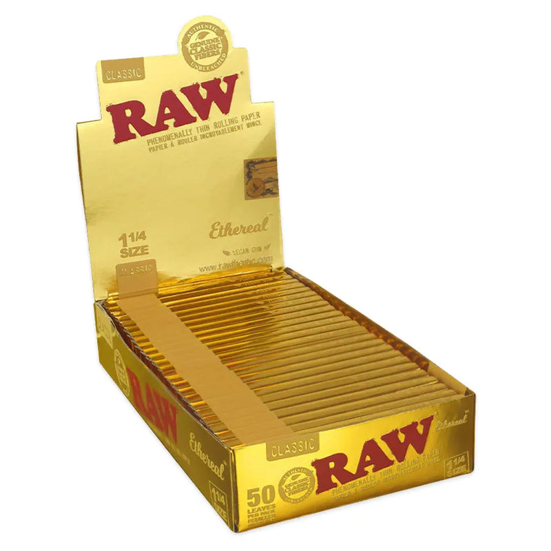 RAW - Ethereal - 1.25" Rolling Papers - Display Box of 24