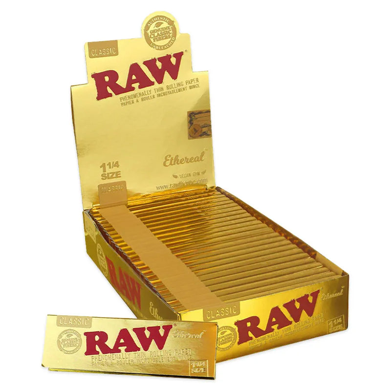 RAW - Ethereal - 1.25" Rolling Papers - Display Box of 24