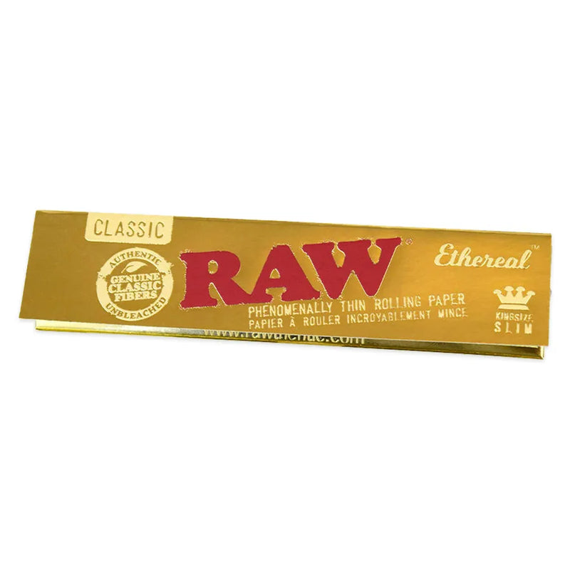 RAW - Ethereal - King Size Slim Rolling Papers - Display Box of 50