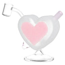 Heart Sparkles - Glass Mini Rig - 4.5"