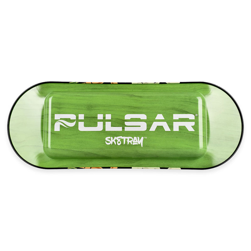 Pulsar - SK8Tray Rolling Tray with 3D Lid - Herbal Wisdom - 7.25" x 19.75"