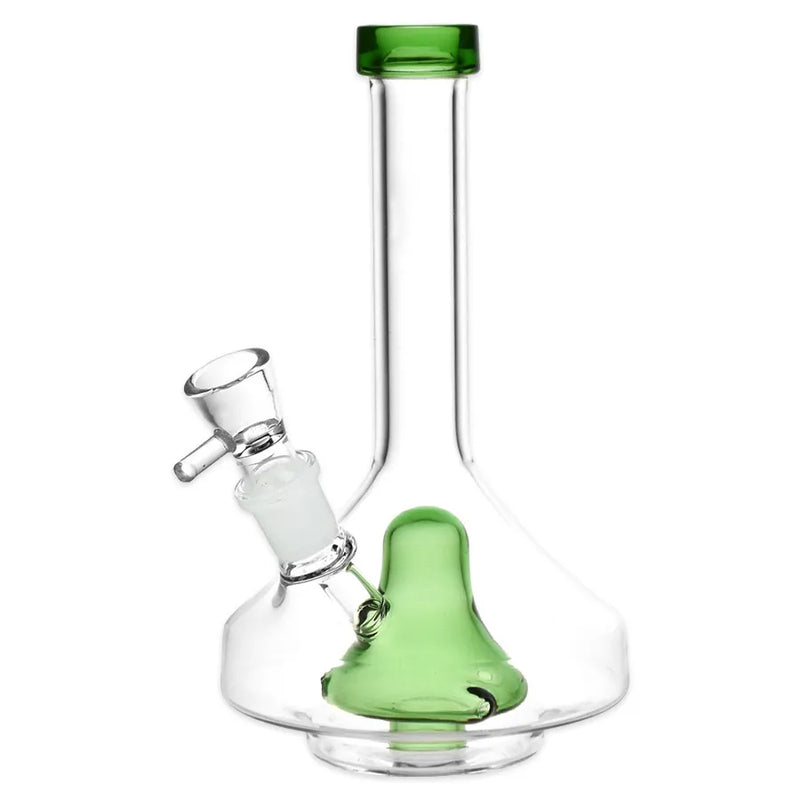 Hues Within - Wide Base Glass Water Pipe - 8.25"