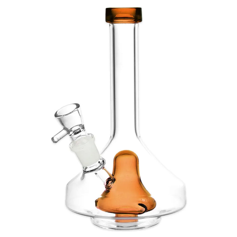 Hues Within - Wide Base Glass Water Pipe - 8.25"