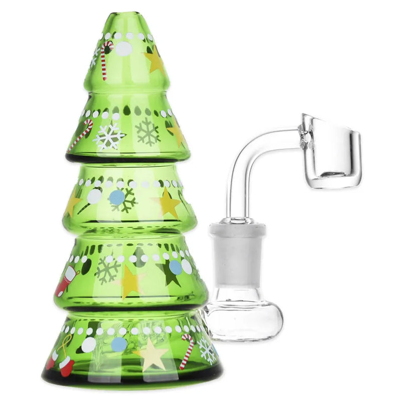 Jolly Holiday Tree - Glass Rig - 5"