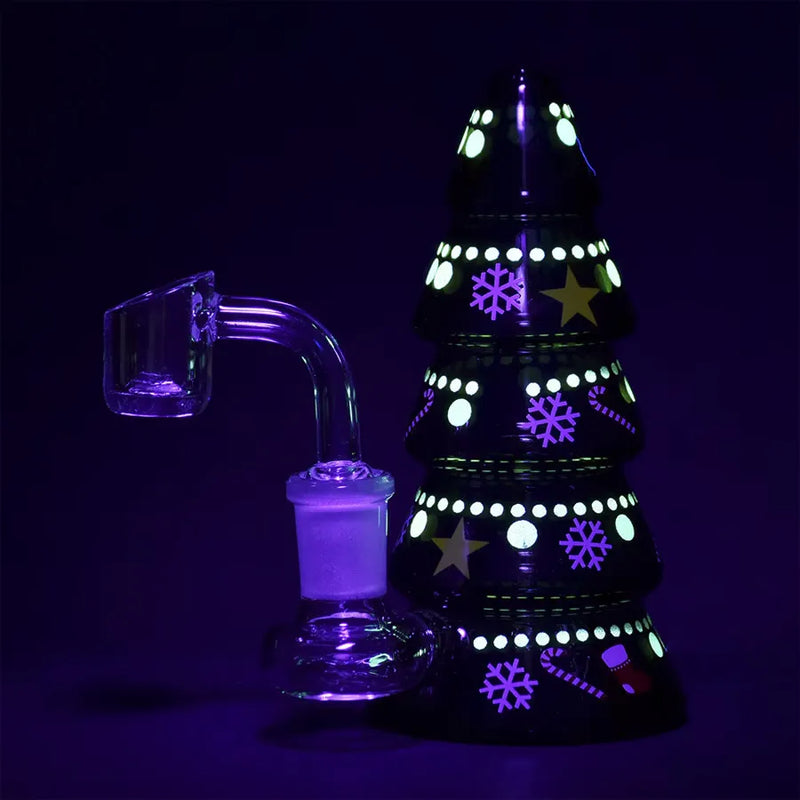 Jolly Holiday Tree - Glass Rig - 5"