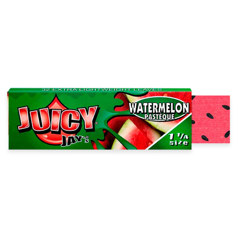 Juicy Jay's - 1.25" Rolling Papers - Watermelon - Display Box of 24
