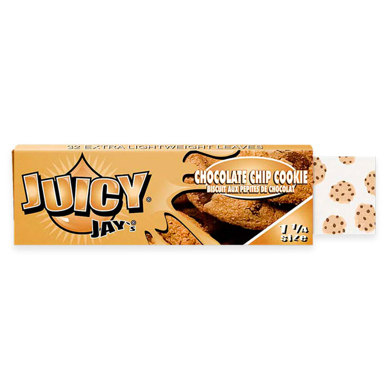 Juicy Jay's - 1.25" Rolling Papers - Chocolate Chip Cookie - Display Box of 24