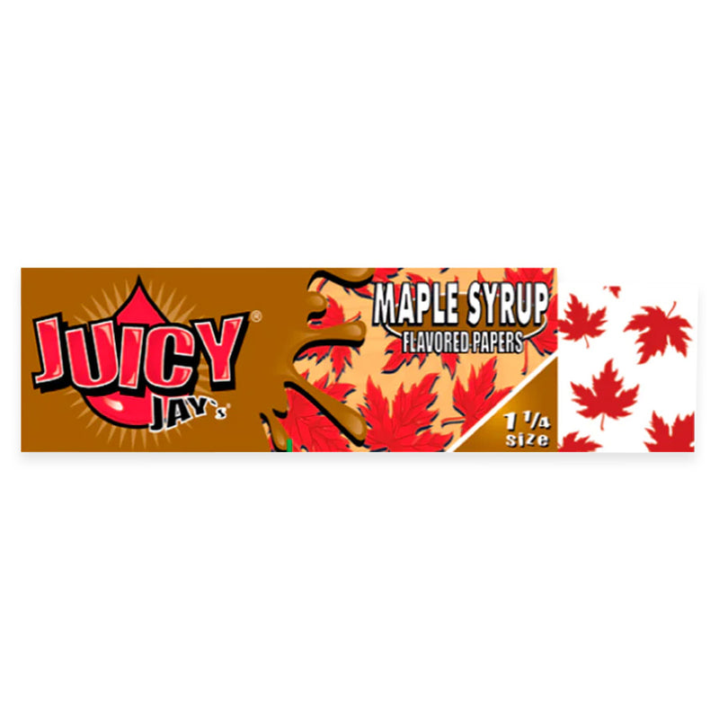 Juicy Jay's - 1.25" Rolling Papers - Maple Syrup - Display Box of 24