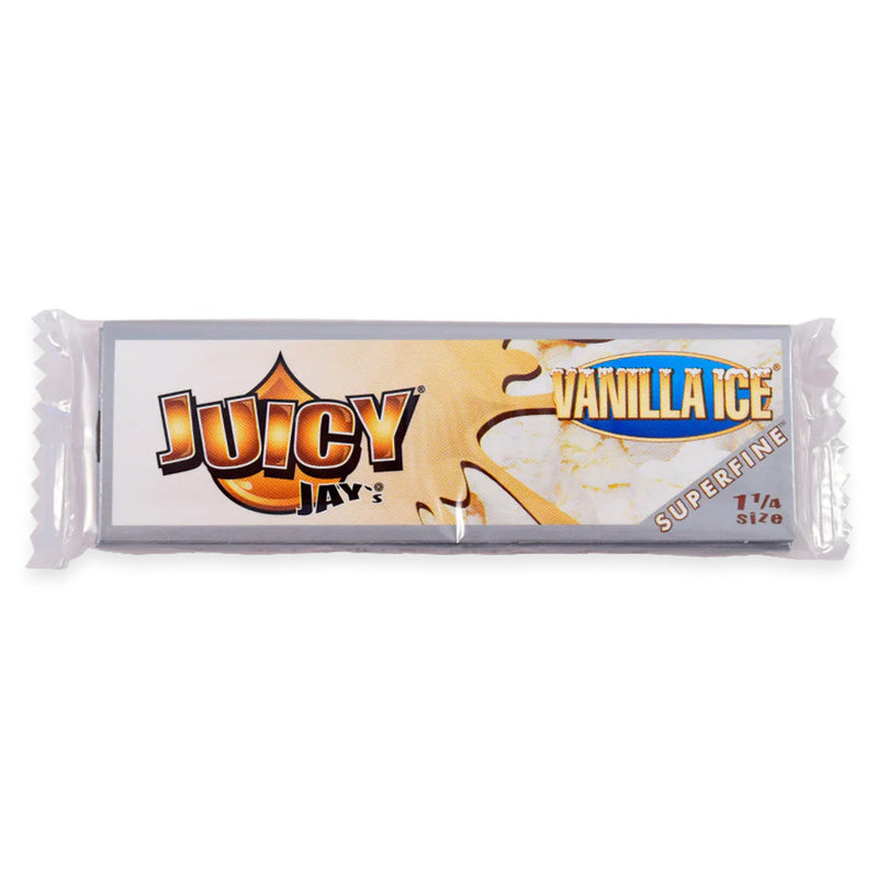 Juicy Jay's - Super Fine 1.25" Rolling Papers - Vanilla Ice - Display Box of 24