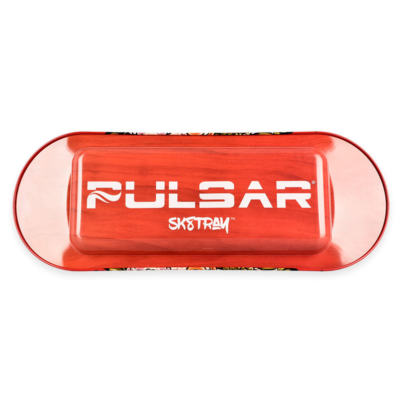 Pulsar - SK8Tray - Rolling Tray with 3D Lid - Kush Native - 7.25" x 19.75"