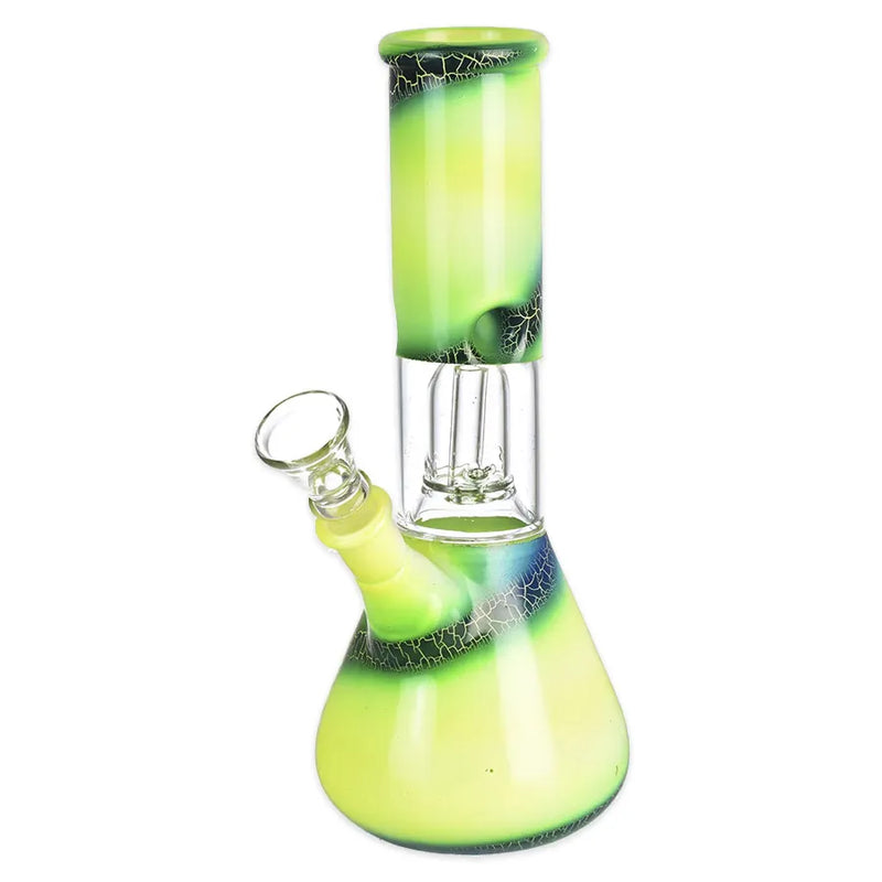 Lava Ombre - Glass Beaker Water Pipe - 8"