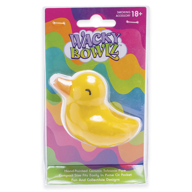 Wacky Bowlz - Lil Ducky - Ceramic Hand Pipe - 3.5"