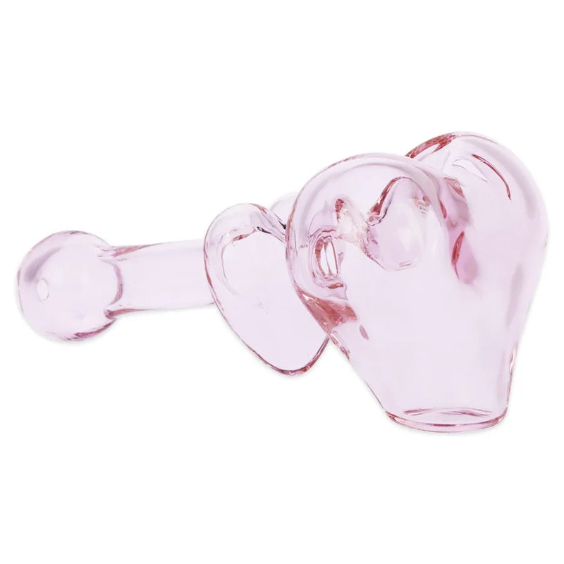 Lovely Hearts - Glass Hand Pipe - 4"