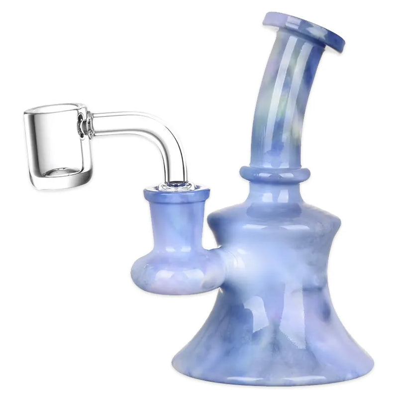 Marbled Tie Dye - Mini Glass Dab Rig - 5"