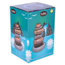 Fujima - Meditation Stacked Stones - Cone Incense Burner - 7"