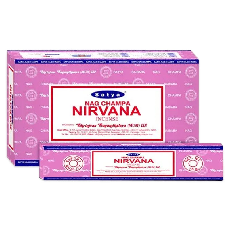 Satya - Nirvana - Incense Sticks - 15g - Box of 12