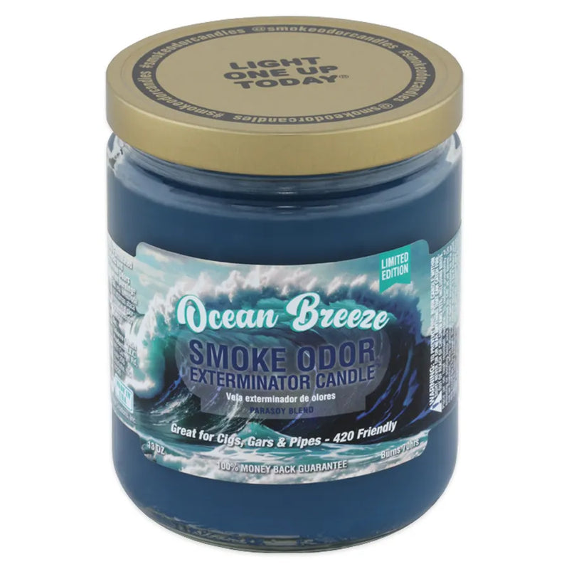 Smoke Odor - 13oz Candle - Ocean Breeze