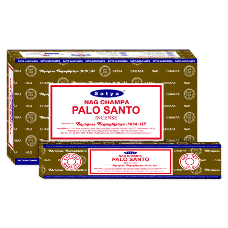 Satya - Palo Santo - Incense Sticks - 15g - Box of 12