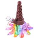 Silicone Patterned Ice Cream Pipe - 10mm - 6"