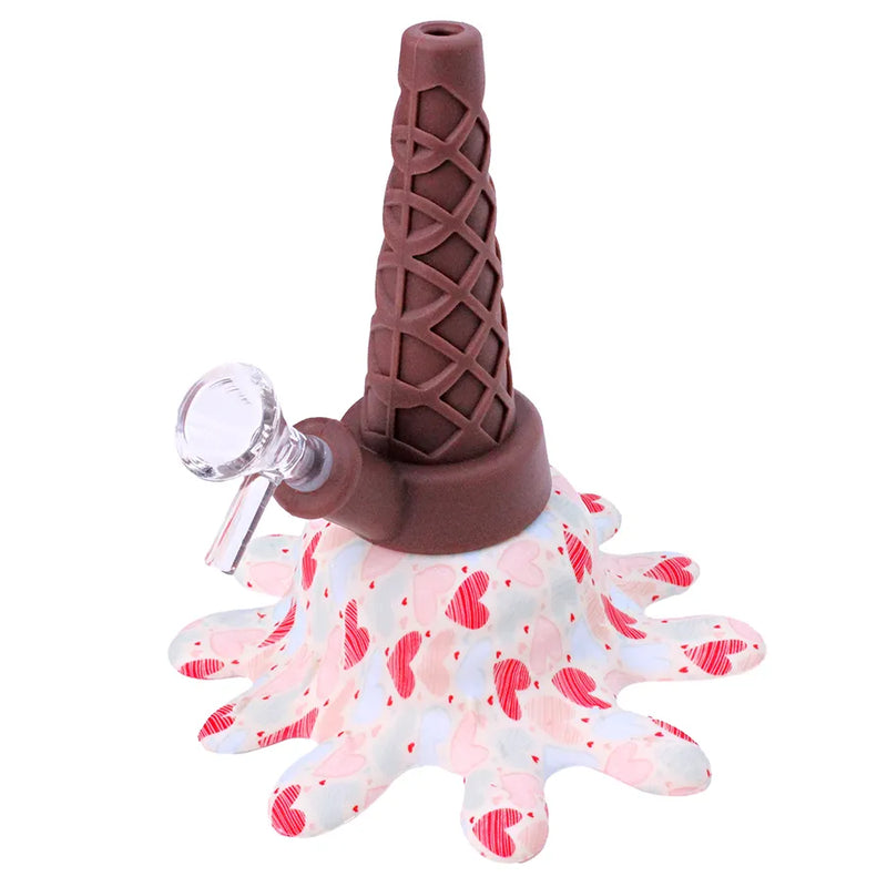 Silicone Patterned Ice Cream Pipe - 10mm - 6"