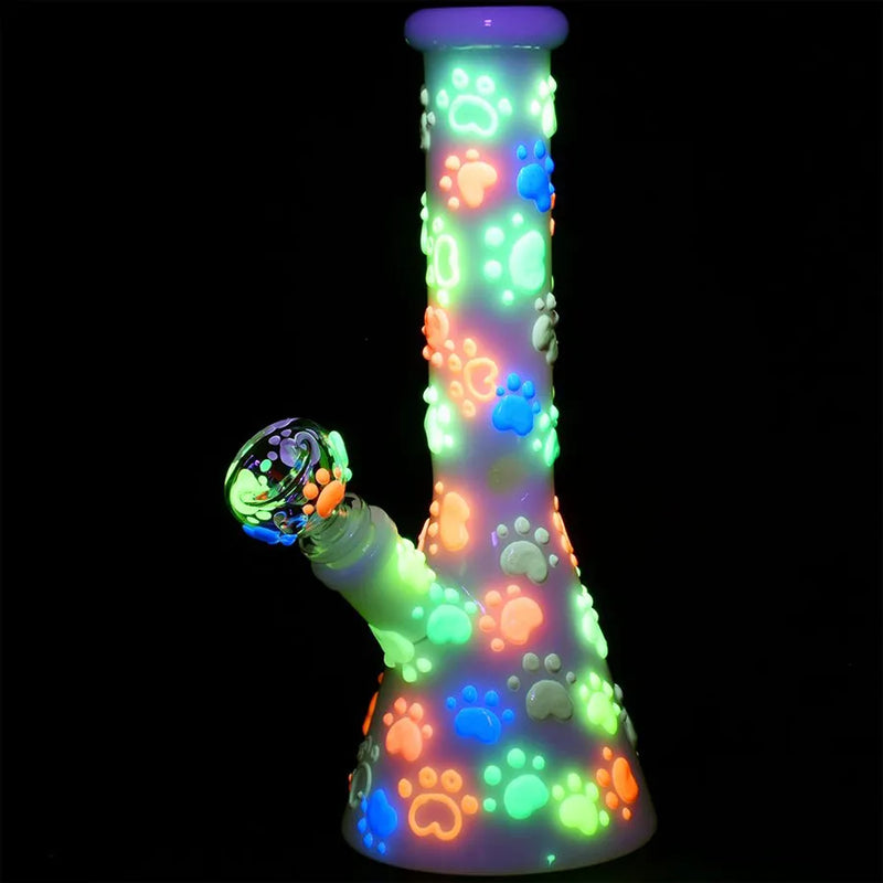 Paws For The Cause - Glow in the Dark Water Pipe - 10"