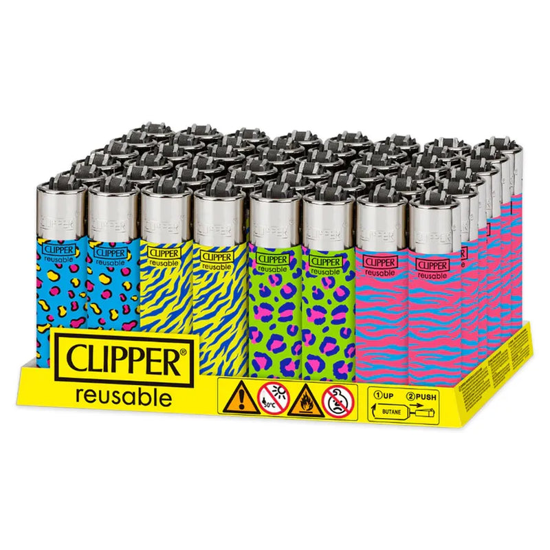 Clipper - Pop Animal Print - Tray of 48