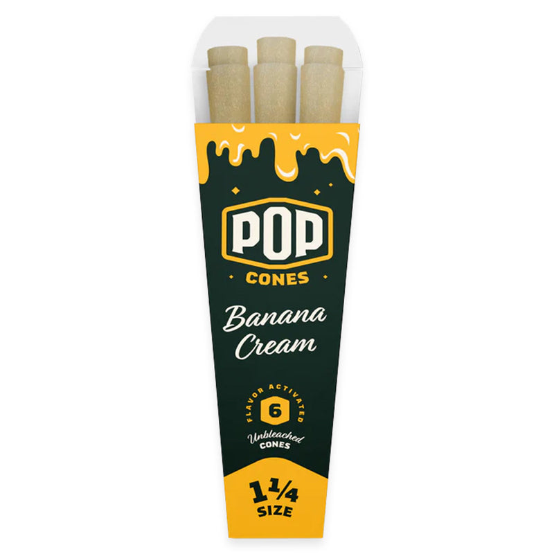 Pop Cones - Banana Cream 1.25" (6-Pack) - Display Box of 24