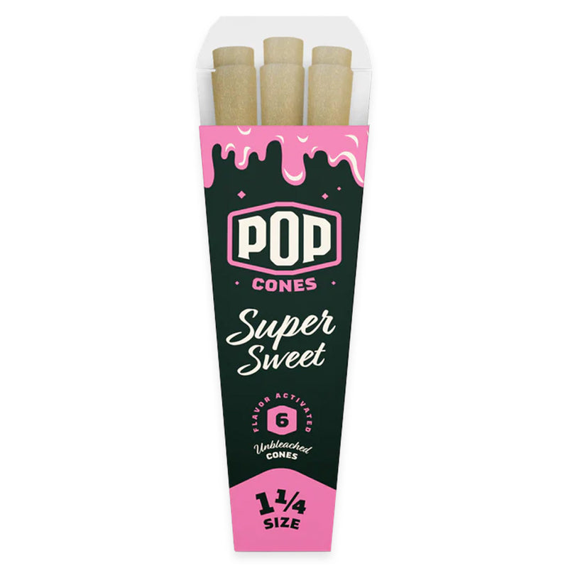 Pop Cones - Super Sweet 1.25" (6-Pack) - Display Box of 24