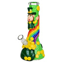 St. Patrick's Day - Pot of Gold Glow in the Dark Beaker Water Pipe - 10"