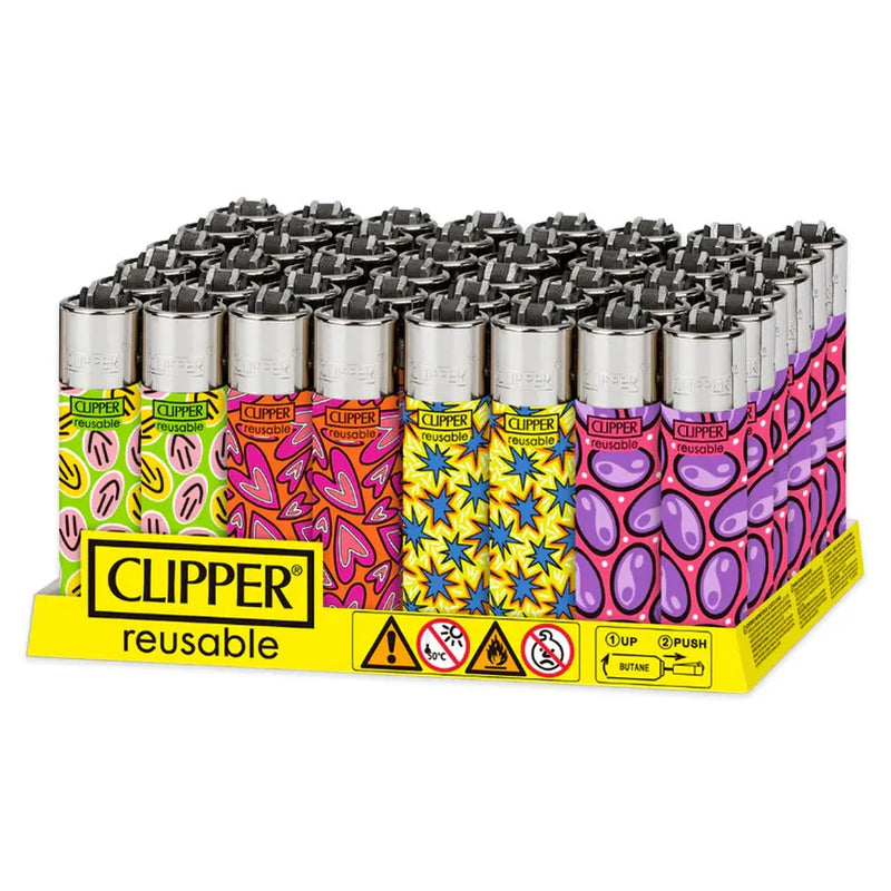 Clipper - Psycho Stickers - Tray of 48