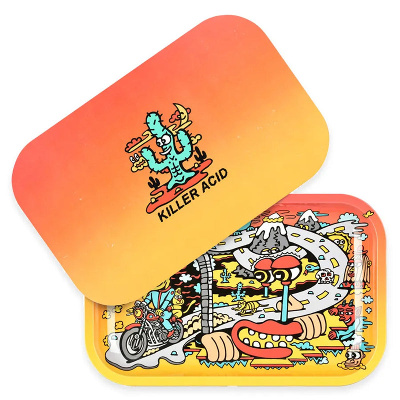 Pulsar - Rolling Tray with Lid - Road Trip - 11" x 7"