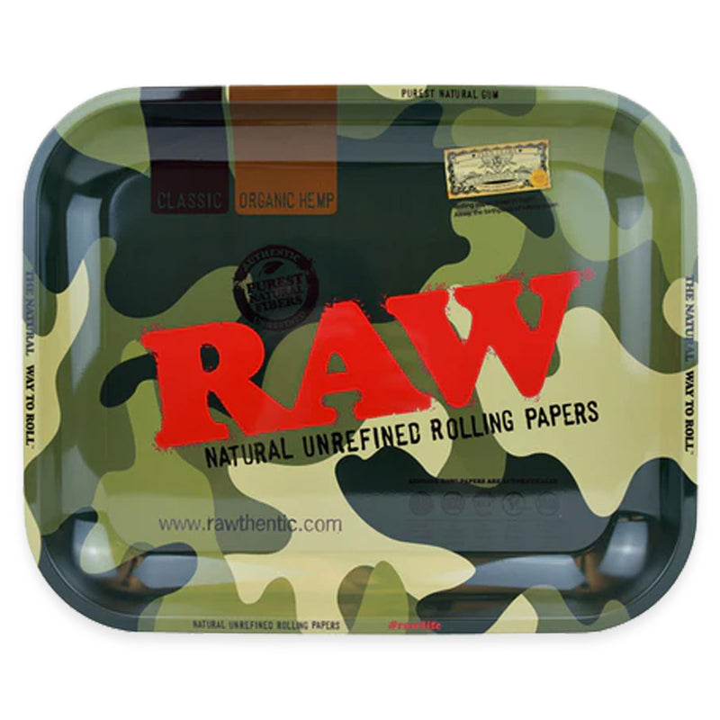 RAW - Camo - Rolling Tray - 11" x 13"