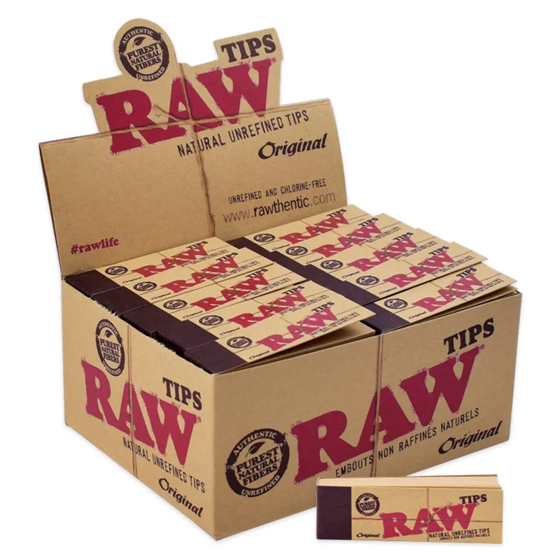 RAW - Filter Tips - Display Box of 50