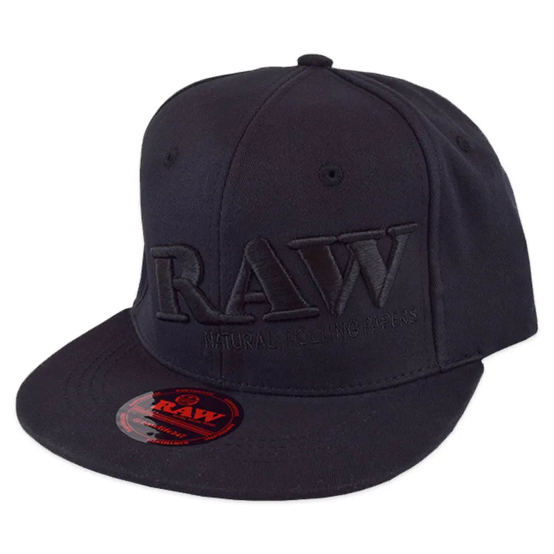 RAW - Flex-Fit Hat - Black on Black
