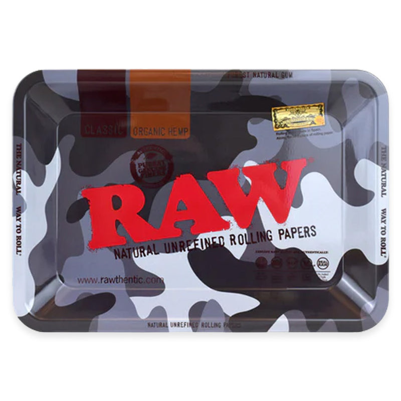 RAW - Urban Camo - Rolling Tray - Mini - 5" x 7"