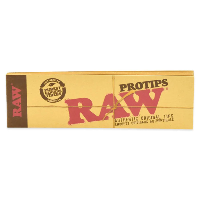 RAW Filter Tips Protips. 21 Pro Tips per pack and 24 Packs per box. Proptips pack with classic RAW branding.