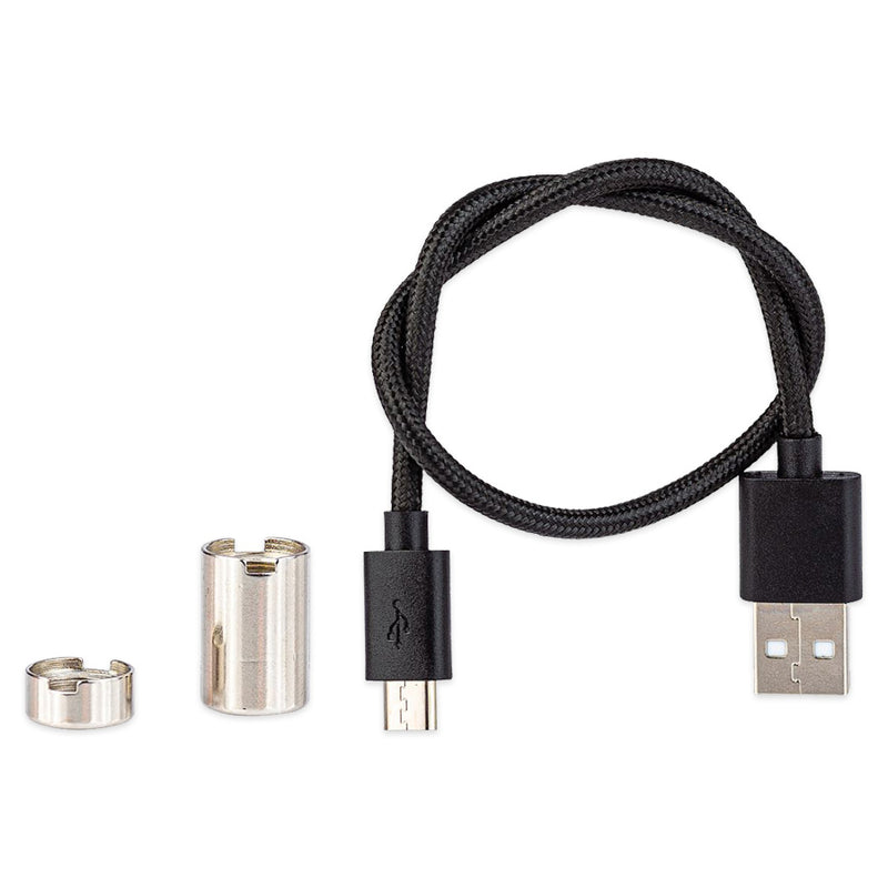 Charging cable, and two 510 thread adapters for the RYOT Verb 510 Vaporizer
