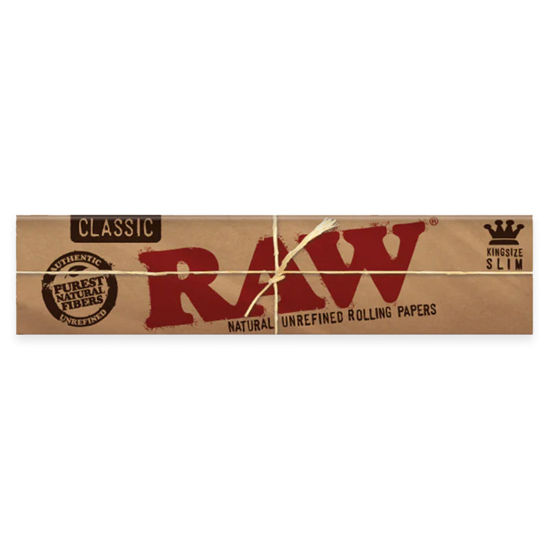 RAW - Classic King Size Slim Rolling Papers - Display Box of 50