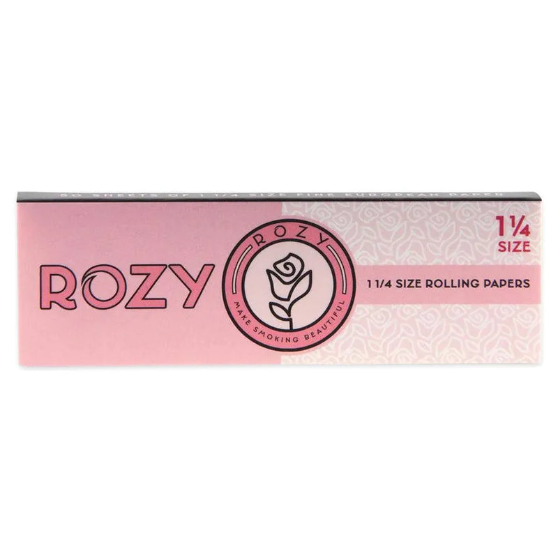 Rozy - Pink - 1.25" Rolling Papers - Display Box of 24