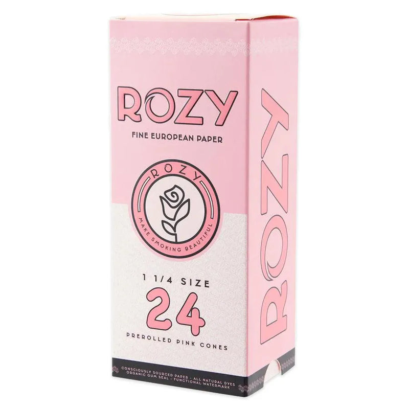Rozy - Pink - 1.25" Pre-Rolled Cones - Box of 24
