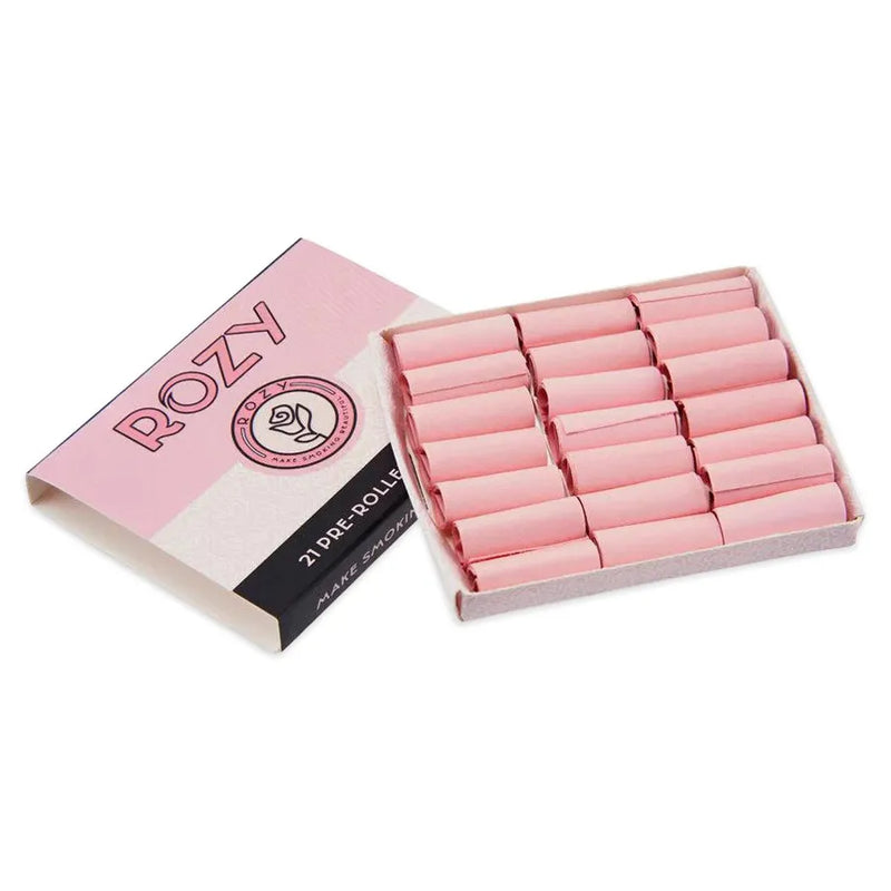 Rozy - Pink - Pre-Rolled Tips - 21-Pack - Display Box of 20