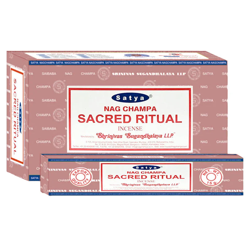 Satya - Sacred Ritual - Incense Sticks - 15g - Box of 12