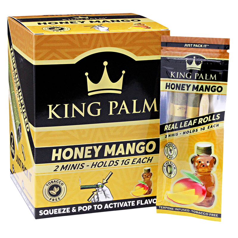 King Palm - Mini Pre-Rolls - Honey Mango - Display Box of 20