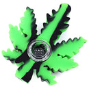 Silicone Weed Leaf Pipe - 4"