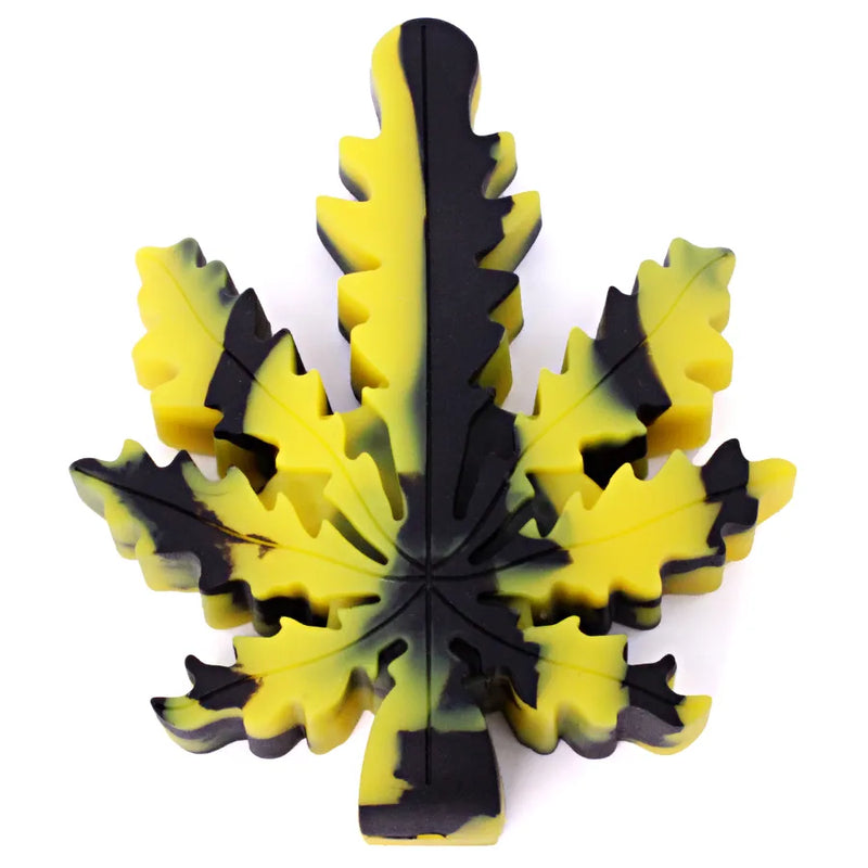 Silicone Weed Leaf Pipe - 4"