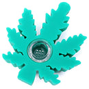 Silicone Weed Leaf Pipe - 4"