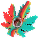 Silicone Weed Leaf Pipe - 4"