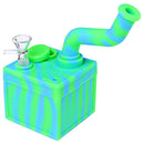 Silicone Cube Dab Rig - 8"