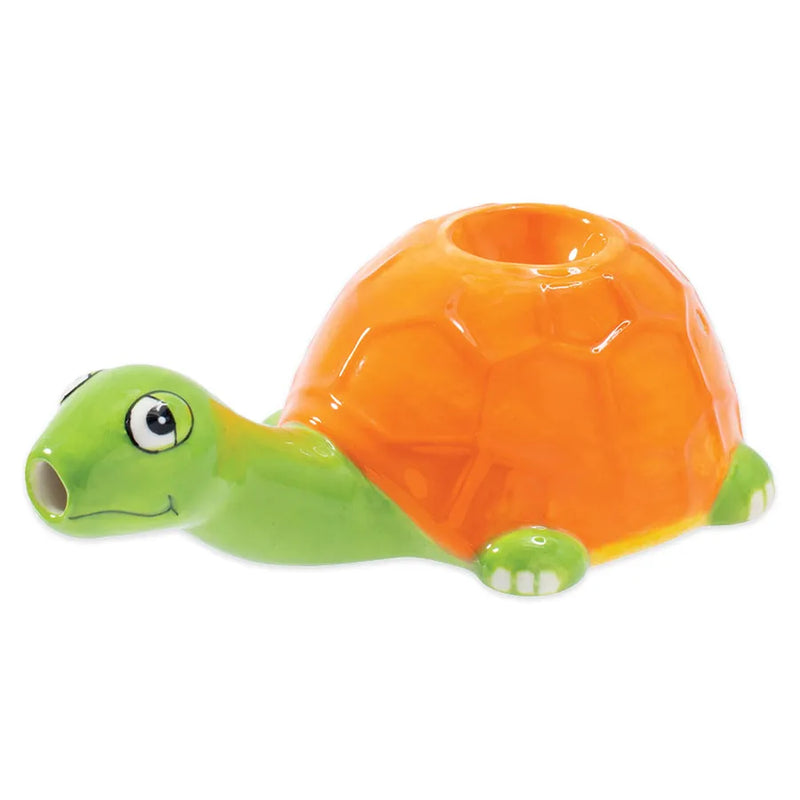 Wacky Bowlz - Sea Turtle Ceramic Pipe - 4.5"