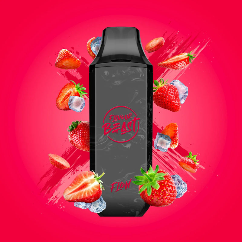 Flavour Beast - Flow - Sic Strawberry Iced
